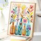 Paint by Numbers Kit for Adults Beginners, Flowers DIY Easy Acrylic Oil Painting by Numbers on Canvas, Paint-by-Numbers Drawing Kits for Gift Home Wall Decor Without Frame 16x20in